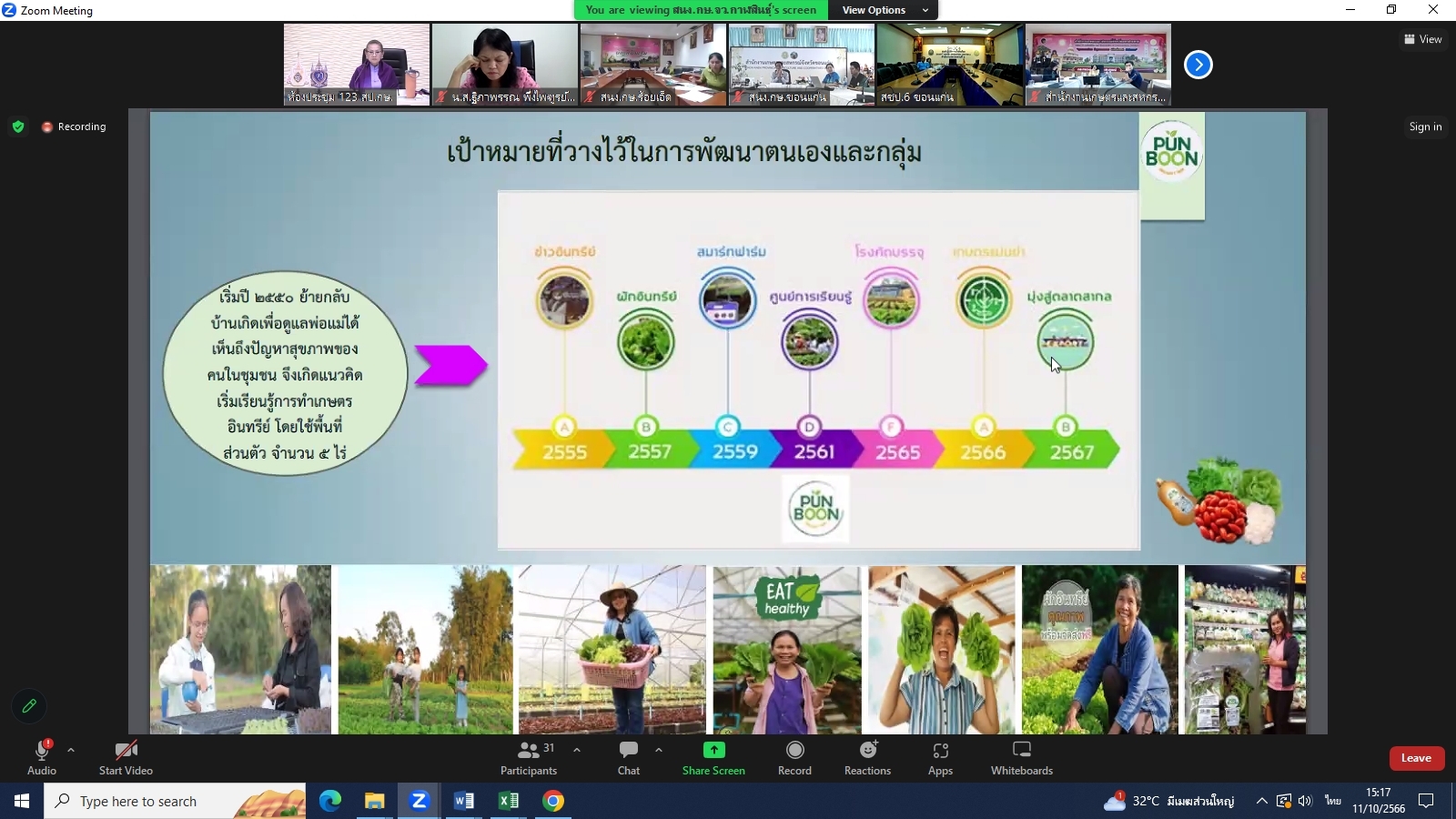 title - ผู้ตรวจราชการ ส.ป.ก. ร่วมประชุมคณะทำงานสรรหาปราชญ์เกษตรของแผ่นดินระดับเขต เขตตรวจราชการที่ 12 ประจำปี 2567 ผ่านระบบการประชุมทางไกลออนไลน์ Application Zoom Meeting